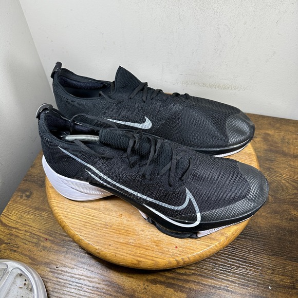 Nike Air Zoom Tempo NEXT% Mens Running Shoes Black White CI9923-005 Size 15 main image 10